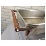 (2) Commercial Chaffing Dishes (20" x 12") - No Covers - NO SHIPPING