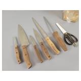 Chicago Cutlery Knife Set in Wood Block - Unused - Missing (2) Knives