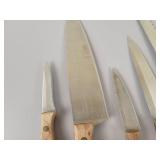 Chicago Cutlery Knife Set in Wood Block - Unused - Missing (2) Knives