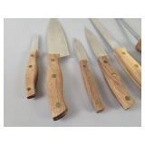 Chicago Cutlery Knife Set in Wood Block - Unused - Missing (2) Knives