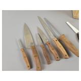 Chicago Cutlery Knife Set in Wood Block - Unused - Missing (2) Knives