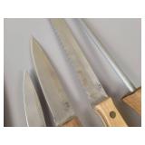 Chicago Cutlery Knife Set in Wood Block - Unused - Missing (2) Knives