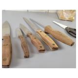 Chicago Cutlery Knife Set in Wood Block - Unused - Missing (2) Knives