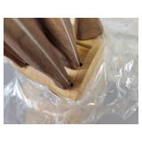 Chicago Cutlery Knife Set in Wood Block - Unused - Missing (2) Knives