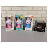 (3) New in Box "Lingo Pal" Educational Bunnies and Starlight Sound