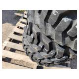(Set of 4) LSW 265-521 Skid loader Tires (Same as 10-16.5) - Low Profile Recaps - NO SHIPPING