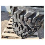 (Set of 4) LSW 265-521 Skid loader Tires (Same as 10-16.5) - Low Profile Recaps - NO SHIPPING