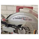 10" Compound Sliding Miter Saw - Chicago Electric - Tested and Works - NO SHIPPING