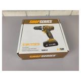 New Shop Series Cordless 3/8" Drill Driver with Battery and Charger - Sealed Box