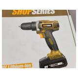 New Shop Series Cordless 3/8" Drill Driver with Battery and Charger - Sealed Box