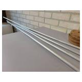 Sportcraft Shuffleboard Set with (4) Poles and (8) Discs - NO SHIPPING