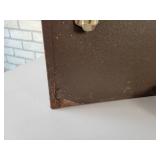 Vintage Steel Kennedy Toolbox and Antique Tools - NO SHIPPING