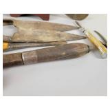 Vintage Steel Kennedy Toolbox and Antique Tools - NO SHIPPING