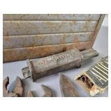 Vintage Steel CRAFTSMAN Toolbox and Antique Tools - NO SHIPPING