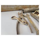 Vintage Steel CRAFTSMAN Toolbox and Antique Tools - NO SHIPPING