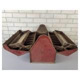 Vintage Steel Foldout Toolbox - NO SHIPPING
