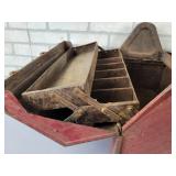 Vintage Steel Foldout Toolbox - NO SHIPPING