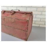 Vintage Steel Foldout Toolbox - NO SHIPPING