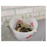 (8) Wide Mouth Quart Mason Jars, (12) Pint Mason Jars and More - NO SHIPPING