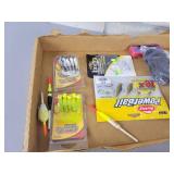 Lot of Fishing Tackle, Fillet Knife and More