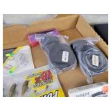 Lot of Fishing Tackle, Fillet Knife and More