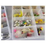 (2) Organizers with Lots of Fishing Tackle