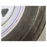 Boat Trailer Spare Tire 5-Bolt 5.30-12 and Boat Anchor - NO SHIPPING