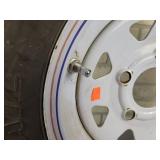 Boat Trailer Spare Tire 5-Bolt 5.30-12 and Boat Anchor - NO SHIPPING