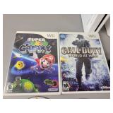 (3) Nintendo Wii Consoles (All Power on), Controllers and Games