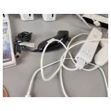 (3) Nintendo Wii Consoles (All Power on), Controllers and Games