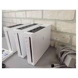 (3) Nintendo Wii Consoles (All Power on), Controllers and Games
