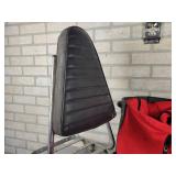 Vintage Motorcycle Backrest and Luggage Rack + Rolling Duffel Bag - NO SHIPPING