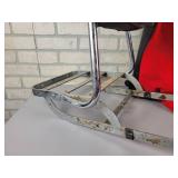 Vintage Motorcycle Backrest and Luggage Rack + Rolling Duffel Bag - NO SHIPPING