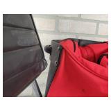 Vintage Motorcycle Backrest and Luggage Rack + Rolling Duffel Bag - NO SHIPPING