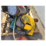Pallet of Parts Lawnmowers and Weed Trimmer - NO SHIPPING