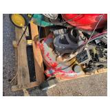 Pallet of Parts Lawnmowers and Weed Trimmer - NO SHIPPING