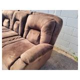 Power Reclining Couch with Heat and Massage! - NO SHIPPING