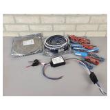 (2) Rolls of 12V LED Strips (Part No. FS-5050-30RGB-68), LED Signal Amplifier and Assorted Connectors