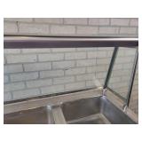 Seco-Matic 3-Pan Hot Food Serving Counter - Model No. DME-3PTS, 220V 1ph - Good Working Condition - NO SHIPPING