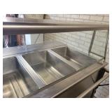 Seco-Matic 3-Pan Hot Food Serving Counter - Model No. DME-3PTS, 220V 1ph - Good Working Condition - NO SHIPPING