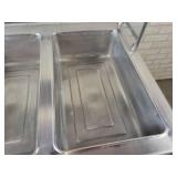 Seco-Matic 3-Pan Hot Food Serving Counter - Model No. DME-3PTS, 220V 1ph - Good Working Condition - NO SHIPPING