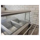 Seco-Matic 3-Pan Hot Food Serving Counter - Model No. DME-3PTS, 220V 1ph - Good Working Condition - NO SHIPPING