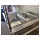 Seco-Matic 3-Pan Hot Food Serving Counter - Model No. DME-3PTS, 220V 1ph - Good Working Condition - NO SHIPPING
