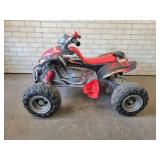 Power Wheels Kawasaki KFX Ninja Childs Electric 4-Wheeler - Includes Battery and Charger - Tested and Works - NO SHIPPING
