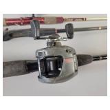 Daiwa BW2L Baitcast Rod & Reel, (2) Quantum Spincast Rods & Reels and Daiwa Rod - NO SHIPPING