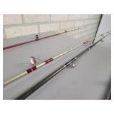 Daiwa BW2L Baitcast Rod & Reel, (2) Quantum Spincast Rods & Reels and Daiwa Rod - NO SHIPPING