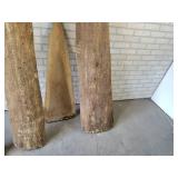 (4) Wood Slabs - NO SHIPPING