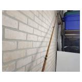 Antique Homemade Cane Fishing Pole - Approx. 128" Long - NO SHIPPING