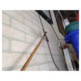 Antique Homemade Cane Fishing Pole - Approx. 128" Long - NO SHIPPING