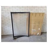 (2) Poly Door Canopies - (1) New in Box, other is Assembled but never used - NO SHIPPING